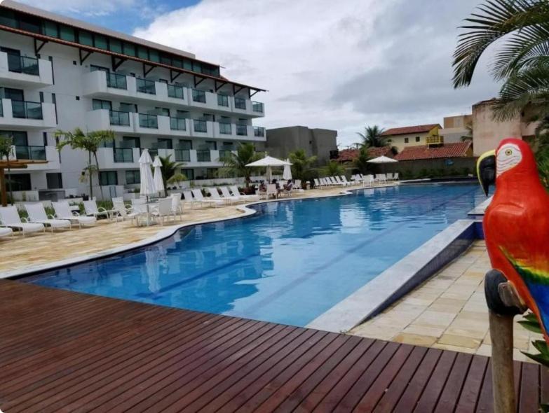 Laguna Beach Flat - Luxo Frente Para Piscina Pôrto das Galinhas 외부 사진